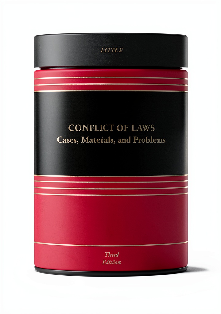 Conflict of Laws eBook open on a tablet showing enhanced typesetting