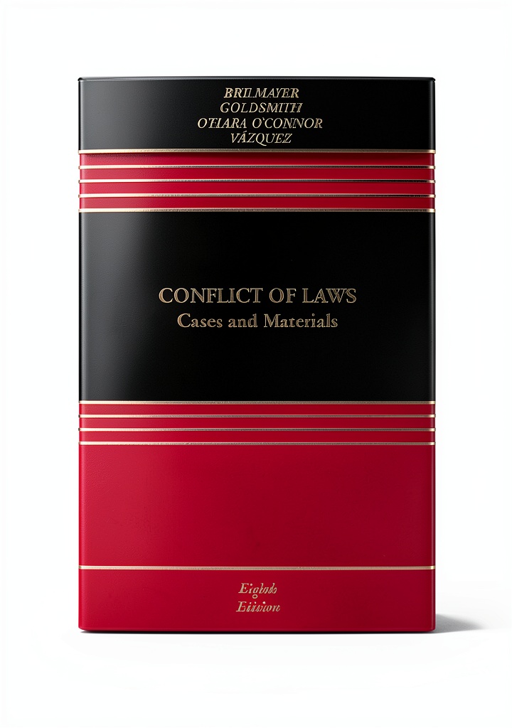 Conflict of Laws eBook displayed on a Kindle device