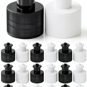 28mm Bottle Caps Leakproof Plastic Cabilock Replacement Lids-0