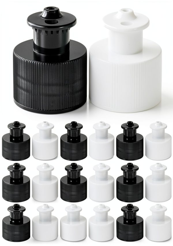 28mm Bottle Caps Leakproof Plastic Cabilock Replacement Lids-0