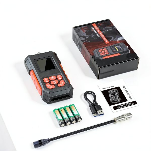 Sonic Belt Tension Meter YUANRI 10 to 5000Hz with TFT LCD 999 Records-7