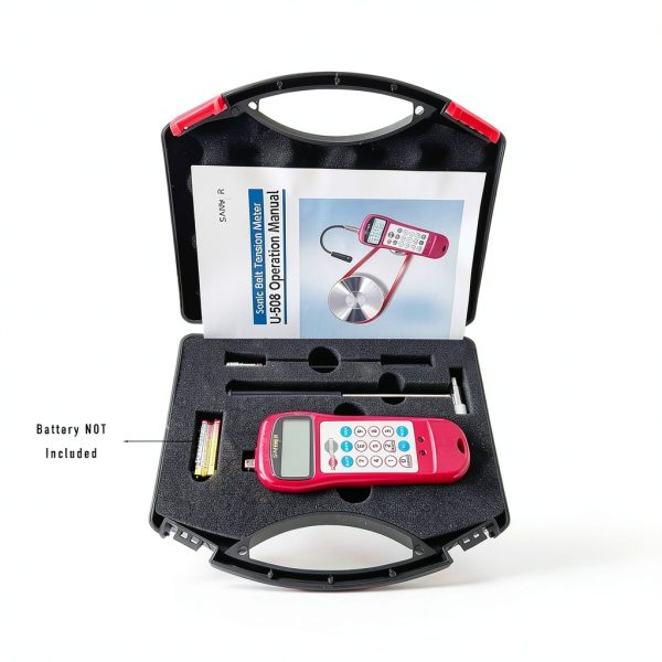 U-508 Sonic Belt Tension Meter Tester by HKNDT Gauge 0.01N-99900N-6