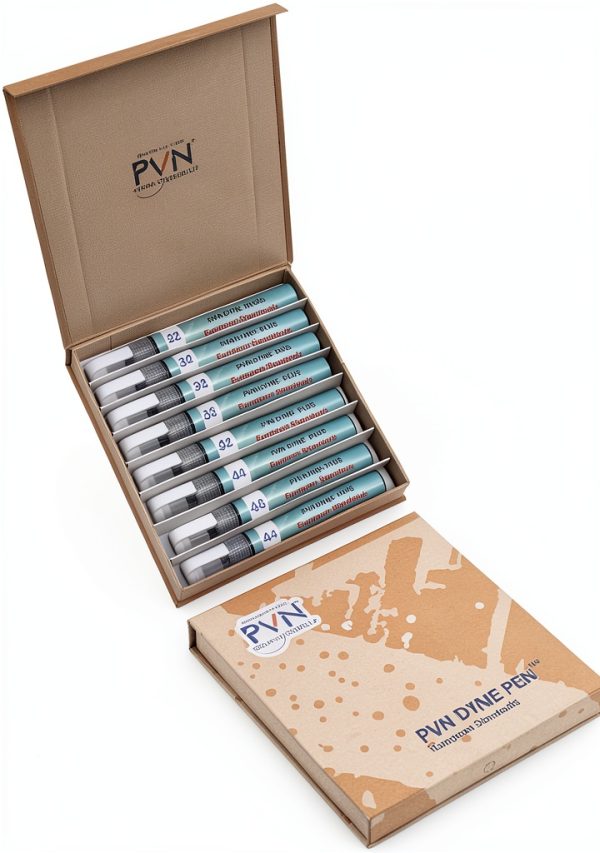 PVN Dyne Plus Pen Surface Tension 8-Pack Blue 32-54 Dynes-0