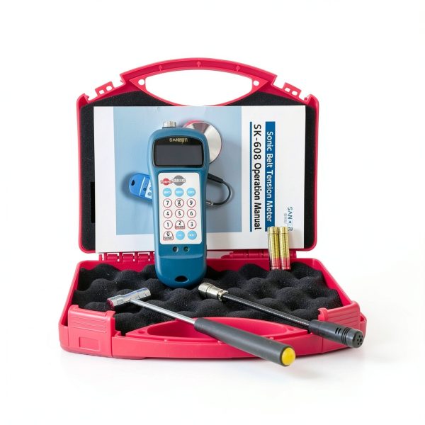 Sonic Belt Tension Meter SK-608 HKNDT Digital Gauge with OLED-4