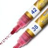 PVN DYNE Pen 38 & 42 Dynes/cm Tension Meter Pack of 2 Reddish Pink-2