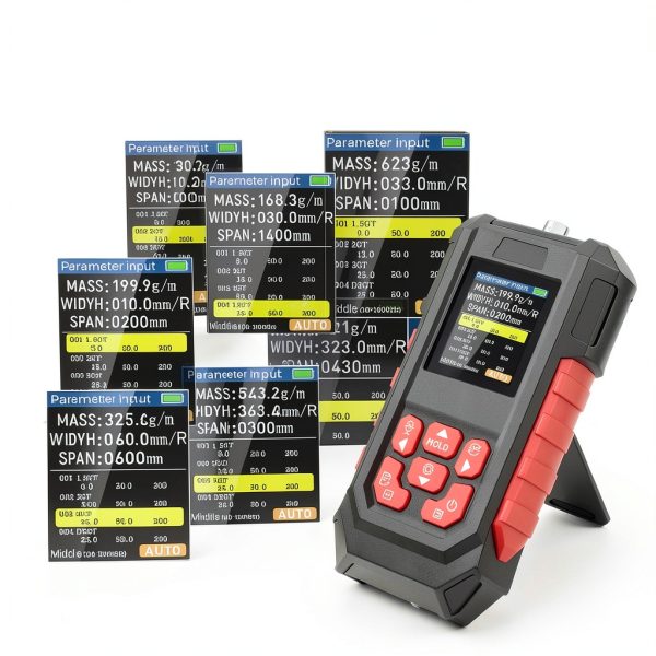 Sonic Belt Tension Tester,10 Hz~5000 Hz Belt Tension Measuring Gauge,Belt Tension Tester 999.9mm With TFT LCD Screen,Sonic Fast Measurement,Single/Continuous Measurement Mode,999 Of Sets Data Storage-4