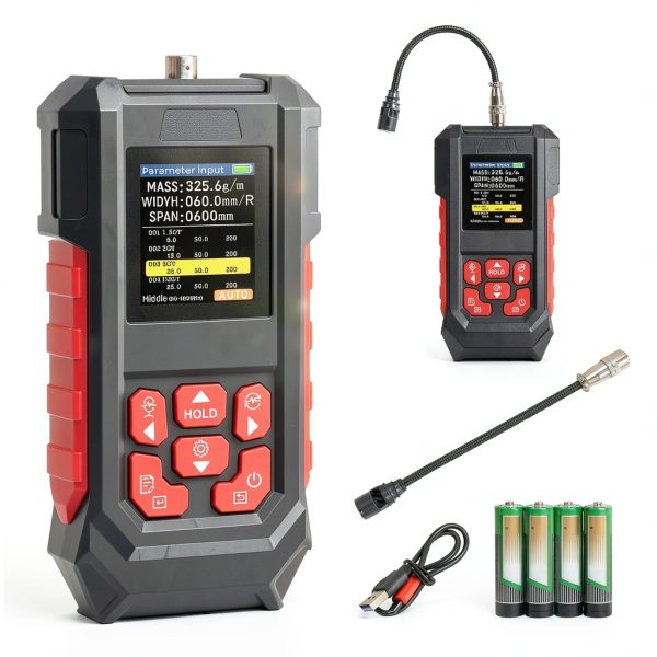 Sonic Belt Tension Meter YUANRI 10 to 5000Hz with TFT LCD 999 Records-0